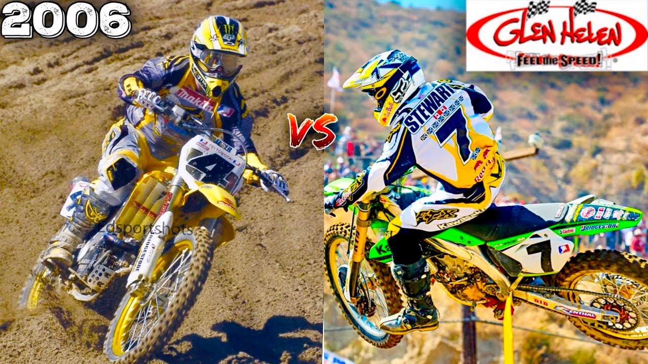Carmichael vs Stewart |2006 Glen Helen Motocross|