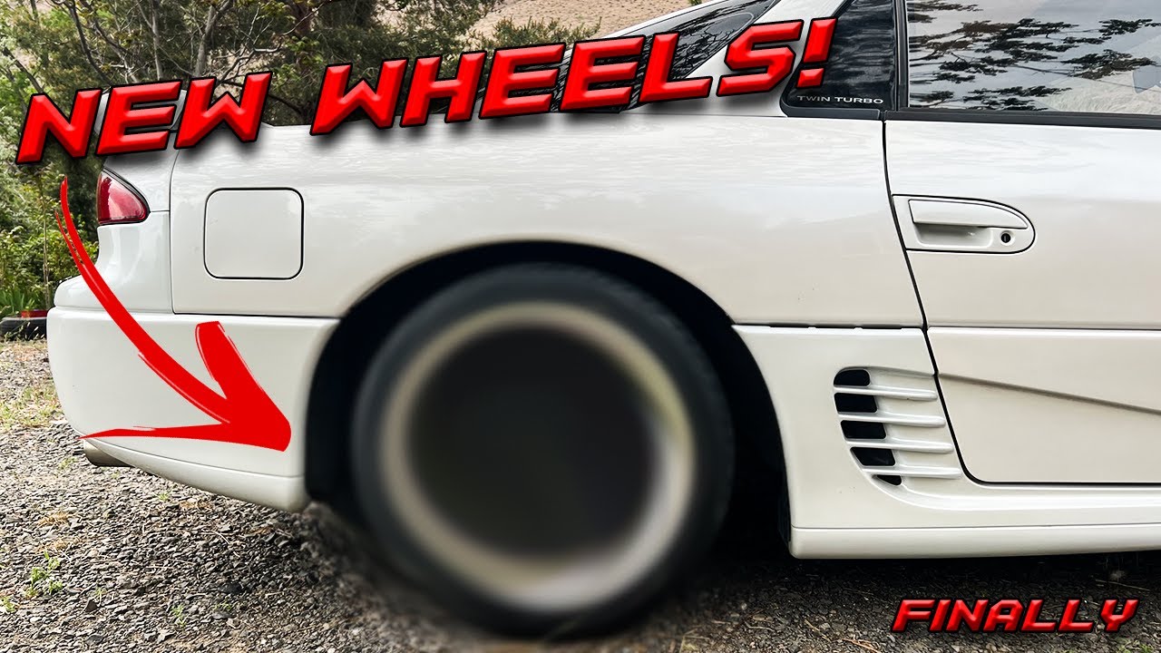 NEW WHEELS on the Mitsubishi 3000GT VR4 *FINALLY*