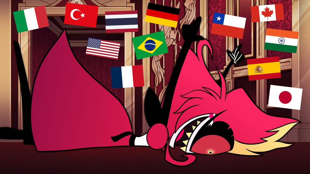 Niffty enjoys pain in DIFFERENT LANGUAGES (Hazbin Hotel) (S1E3 SPOILER WARNING!)