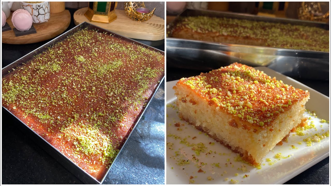 معشوقة الجمآهير 🥰غير 2حبات بيض 🥚 حضري احلي بسبوسة و غير بسميد رطب 