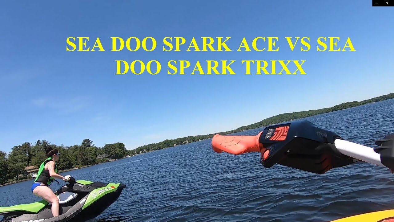 Sea Doo Spark Trixx vs Sea Doo Spark ACE Race!