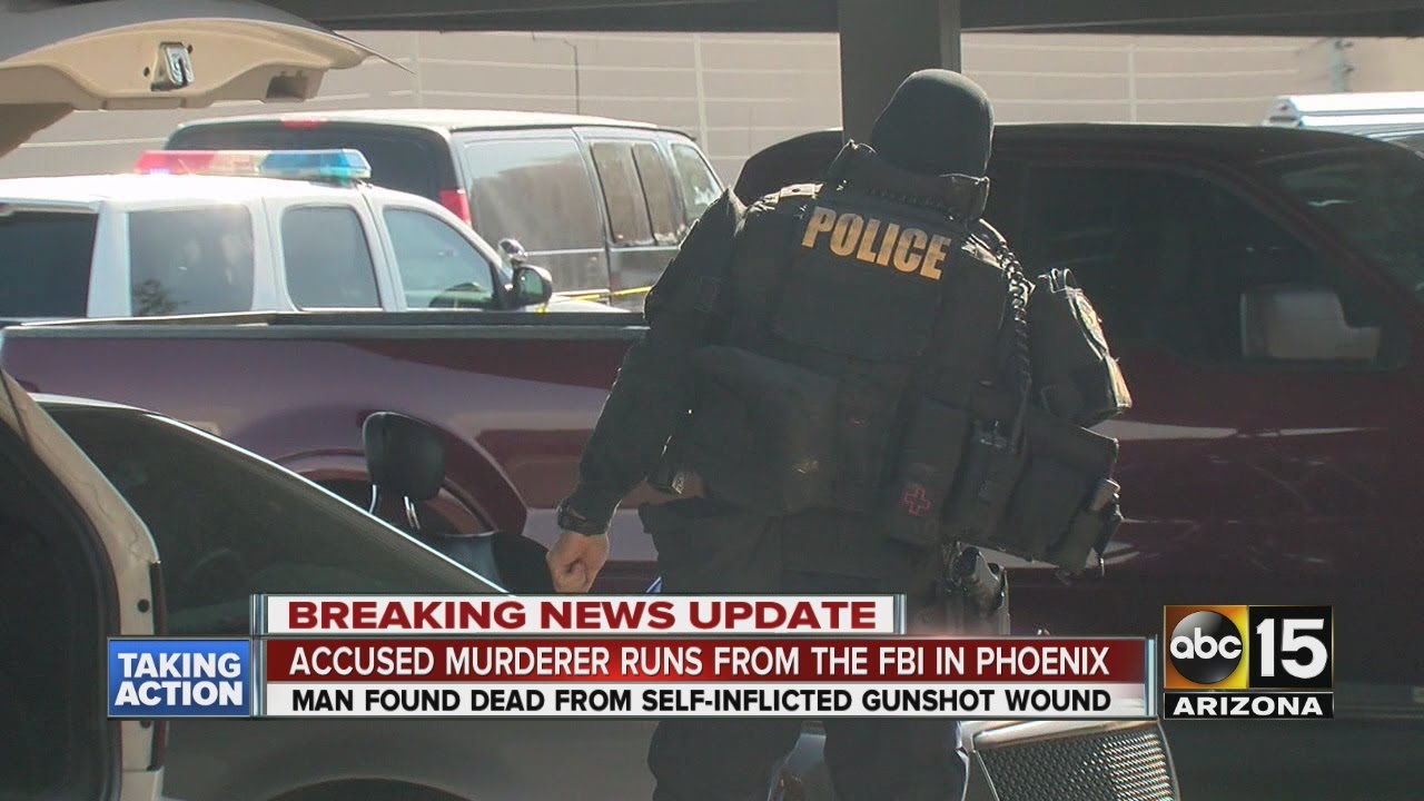 Accused murderer runs from FBI in Phoenix