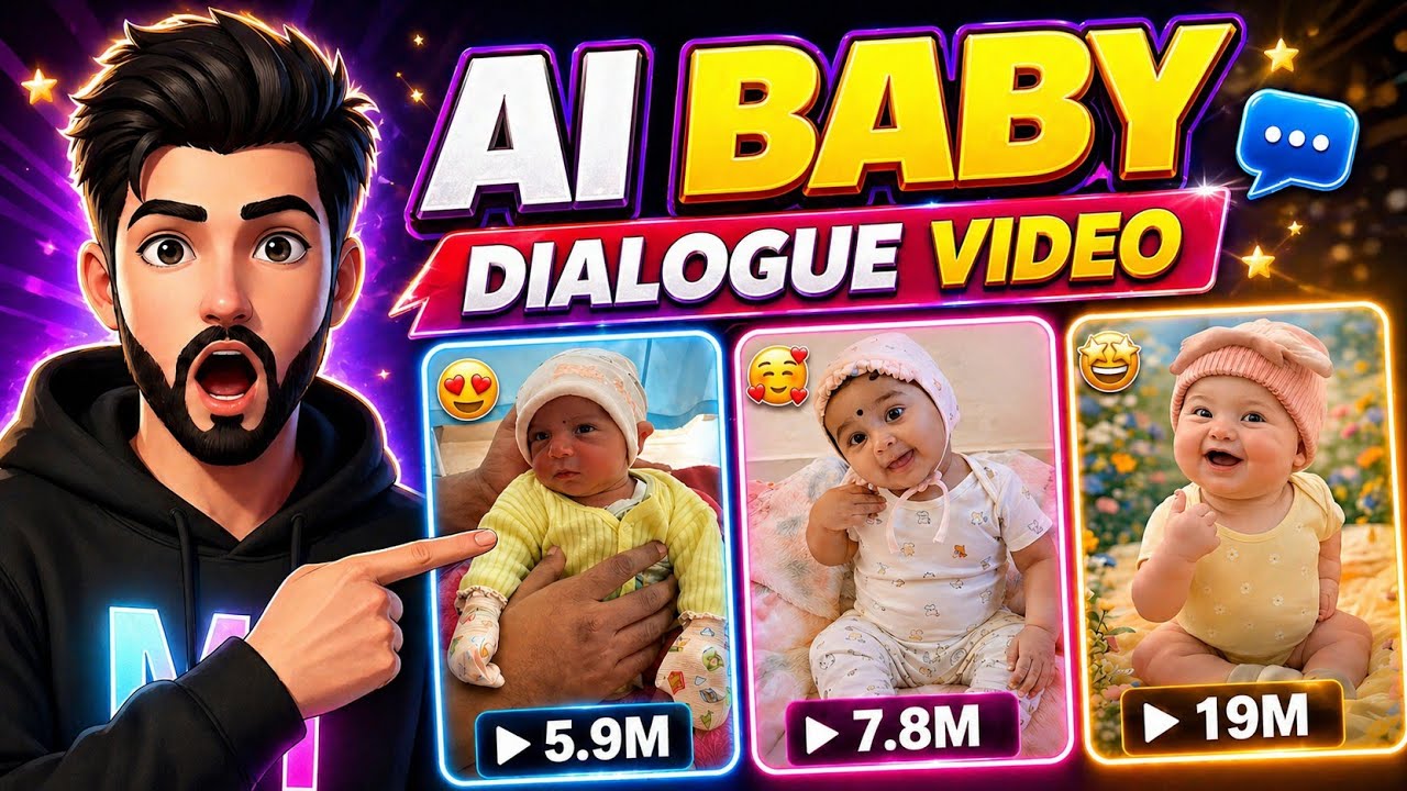 Ai Baby Dialogue Video कैसे बनाएं | How To Make AI BABY Dialogue Video