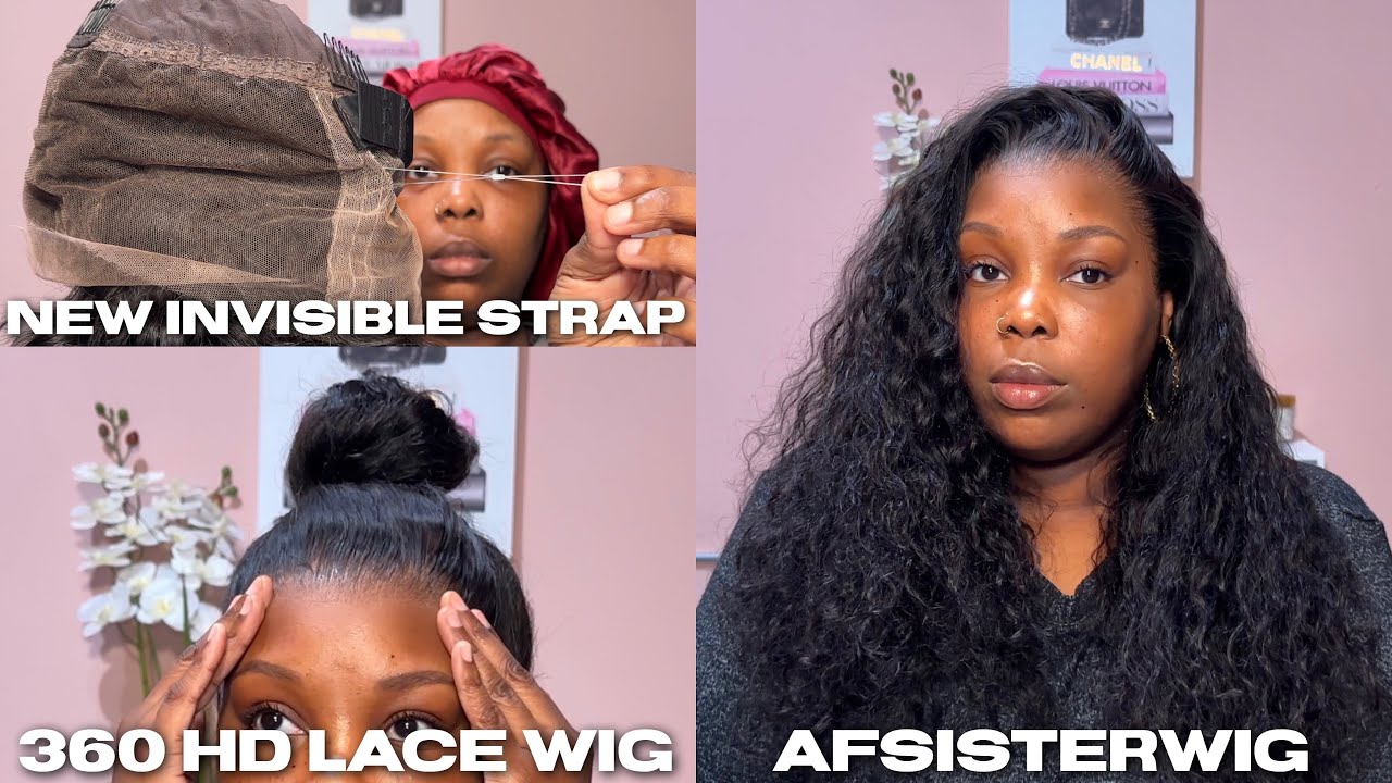 No Plucking Needed!! New Invisible Band Technology ' 360 HD Lace Frontal Install I AFSISTERWIG