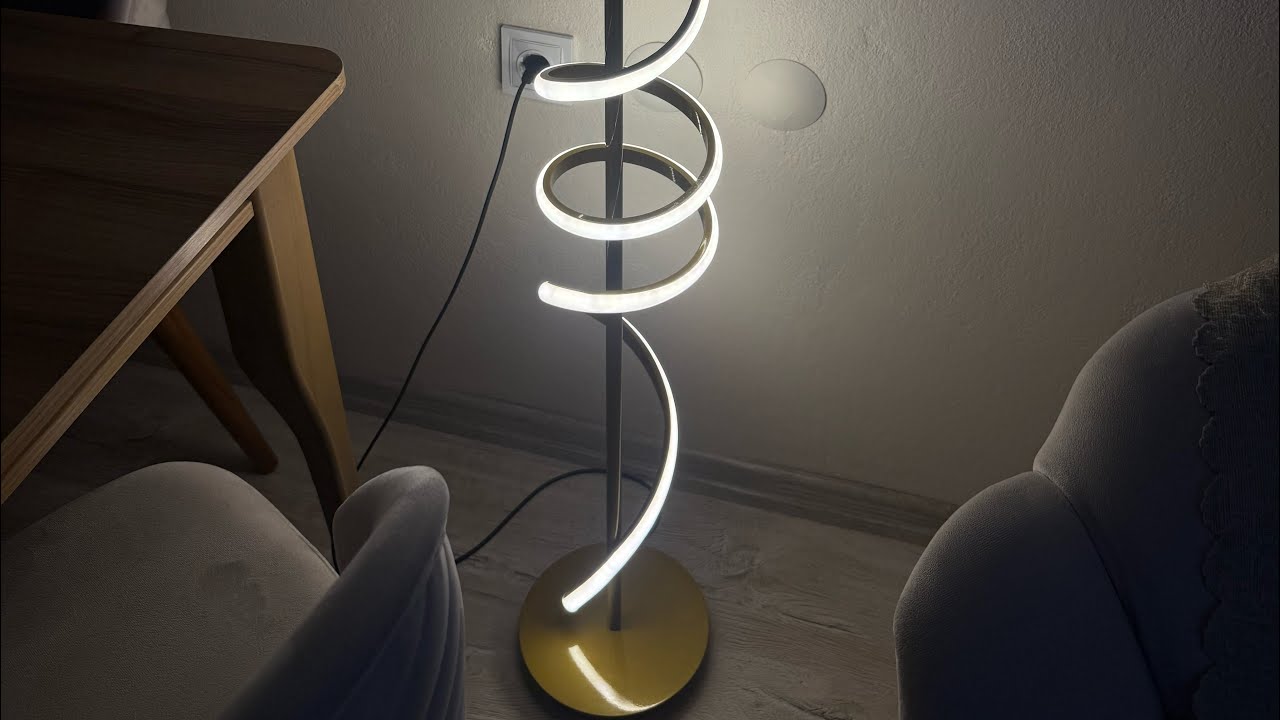 Lambader Özel Tasarım Modern  3 renk Ledli kumandalı  dimmer uyumlu