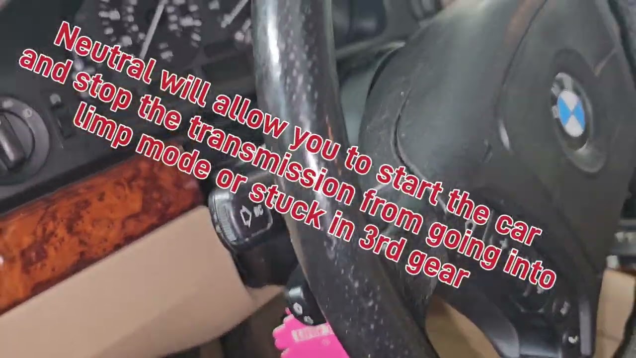 BMW E39 No Start Neutral safety bypass(limp mode)