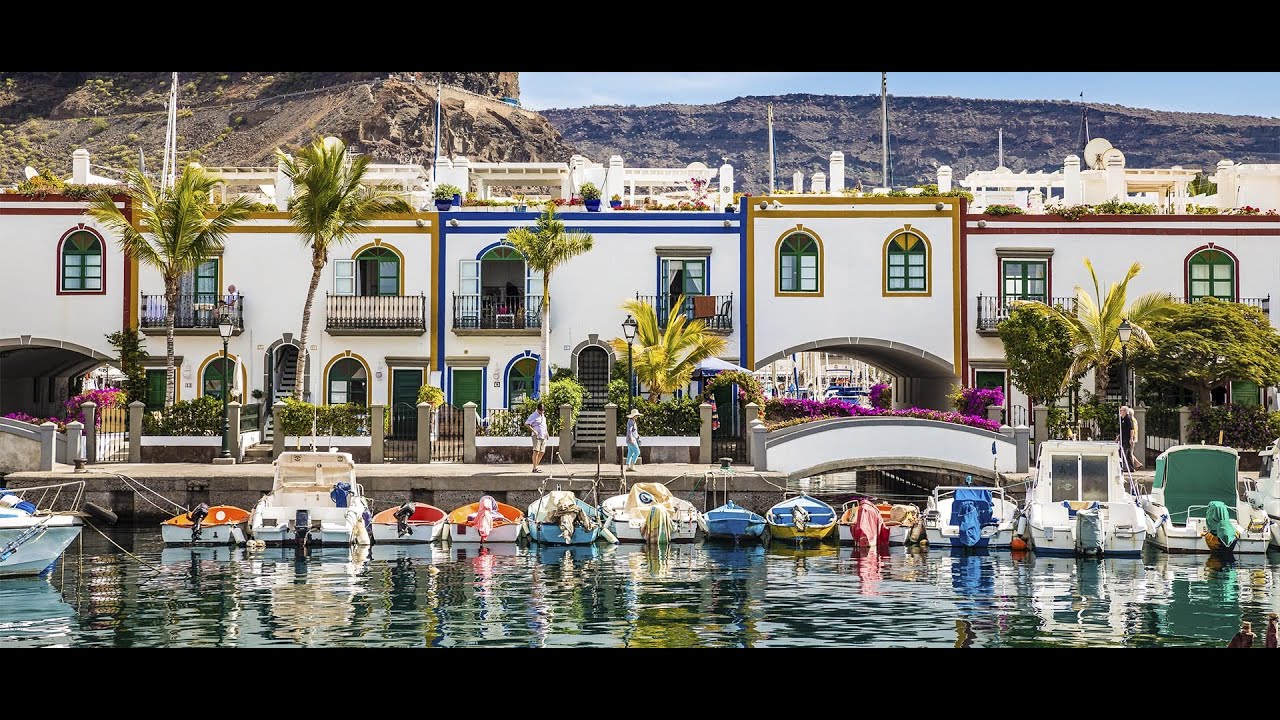 Puerto Mogan Walking Tour - Gran Canaria  4K