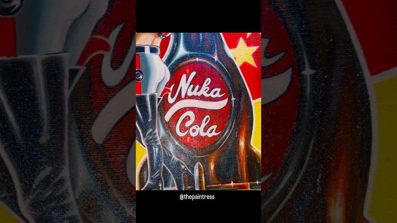My first painting of myself as Nuka Girl is still my fav painting 
