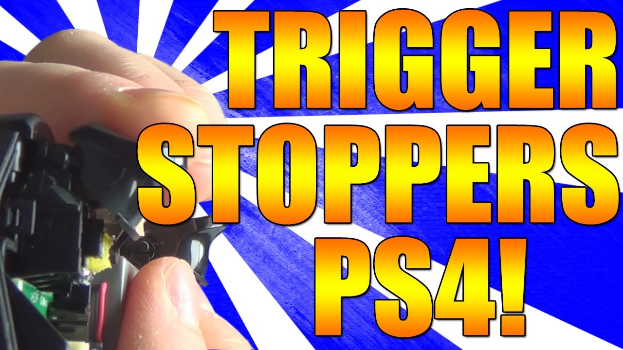 Make your Own PS4 Controller Trigger Stops! (EASY!)