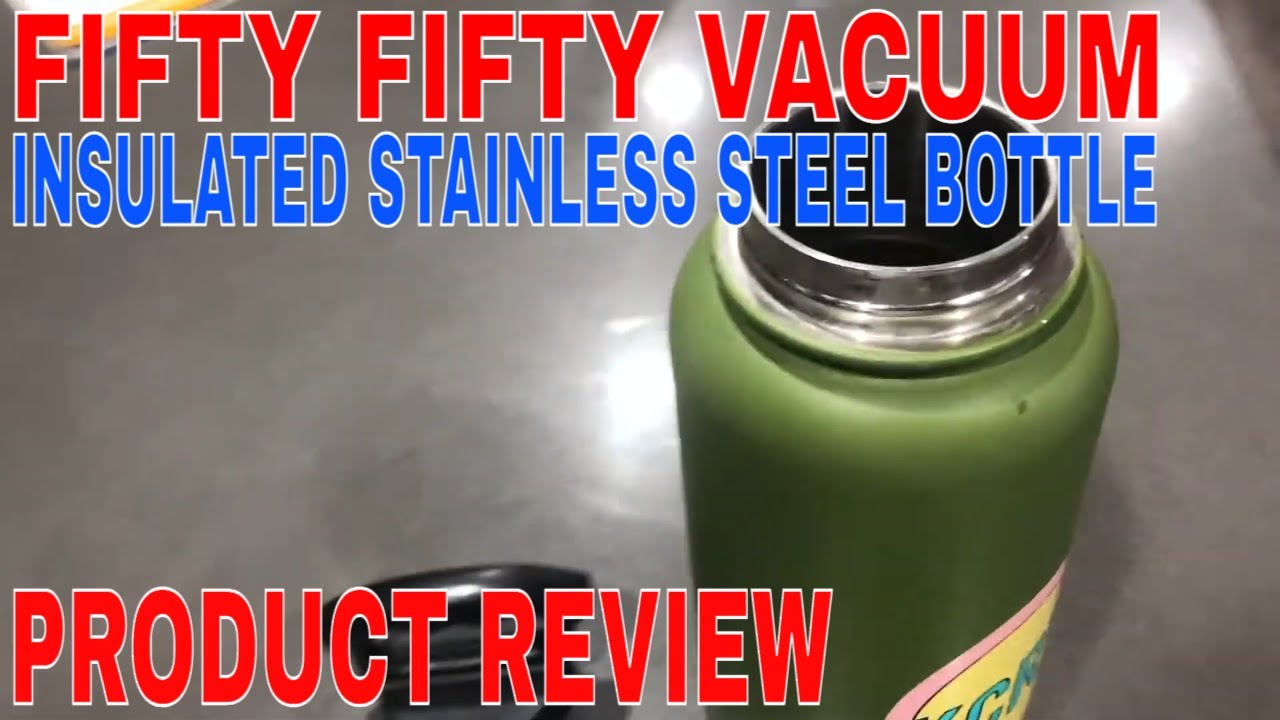 ✅  How To Use Fifty Fifty Vacuum Insulated Stainless Steel Bottle Review 🔴