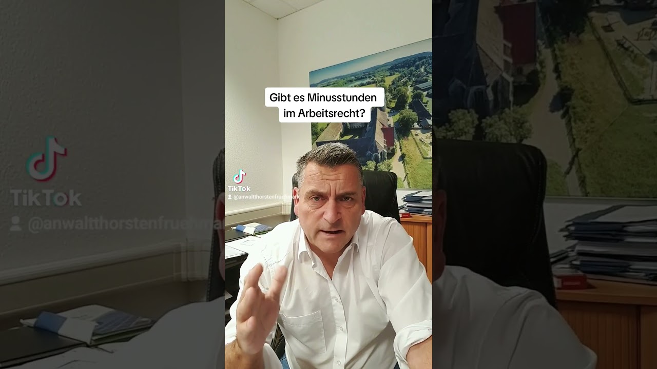 Gibt es Minusstunden im Arbeitsrecht?
