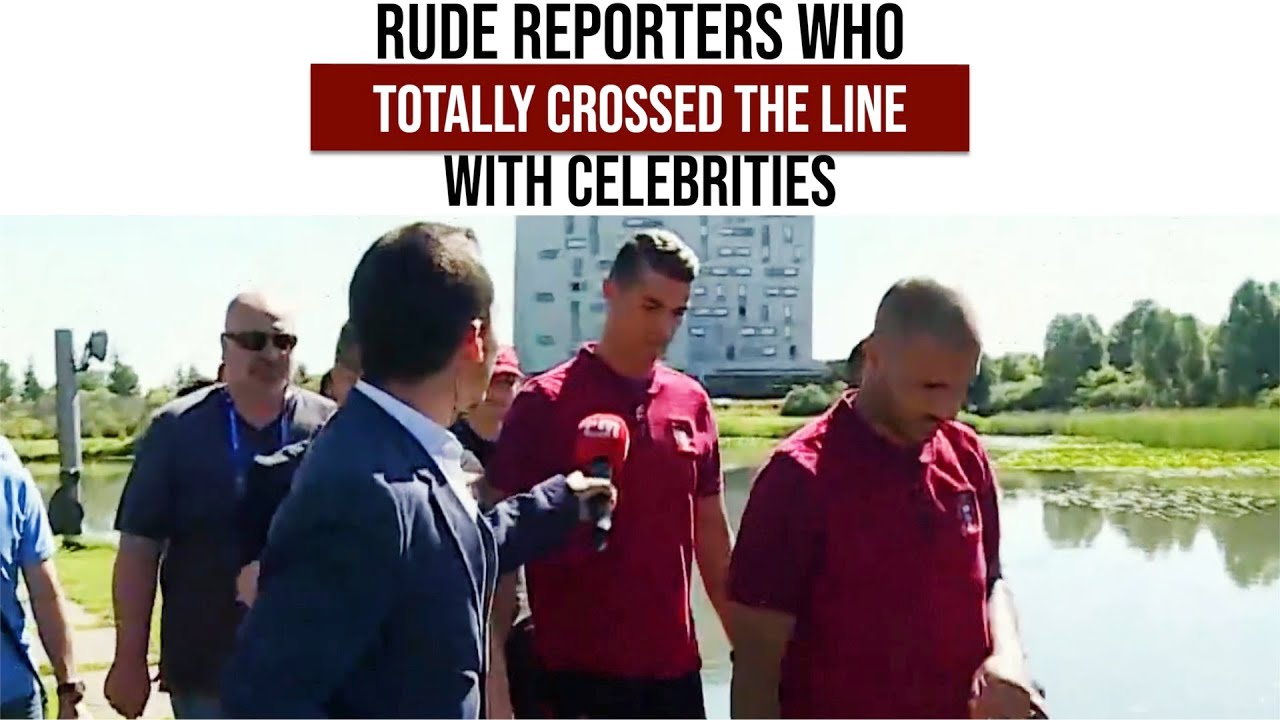 Rude reporters who totally crossed the line with celebrities!
