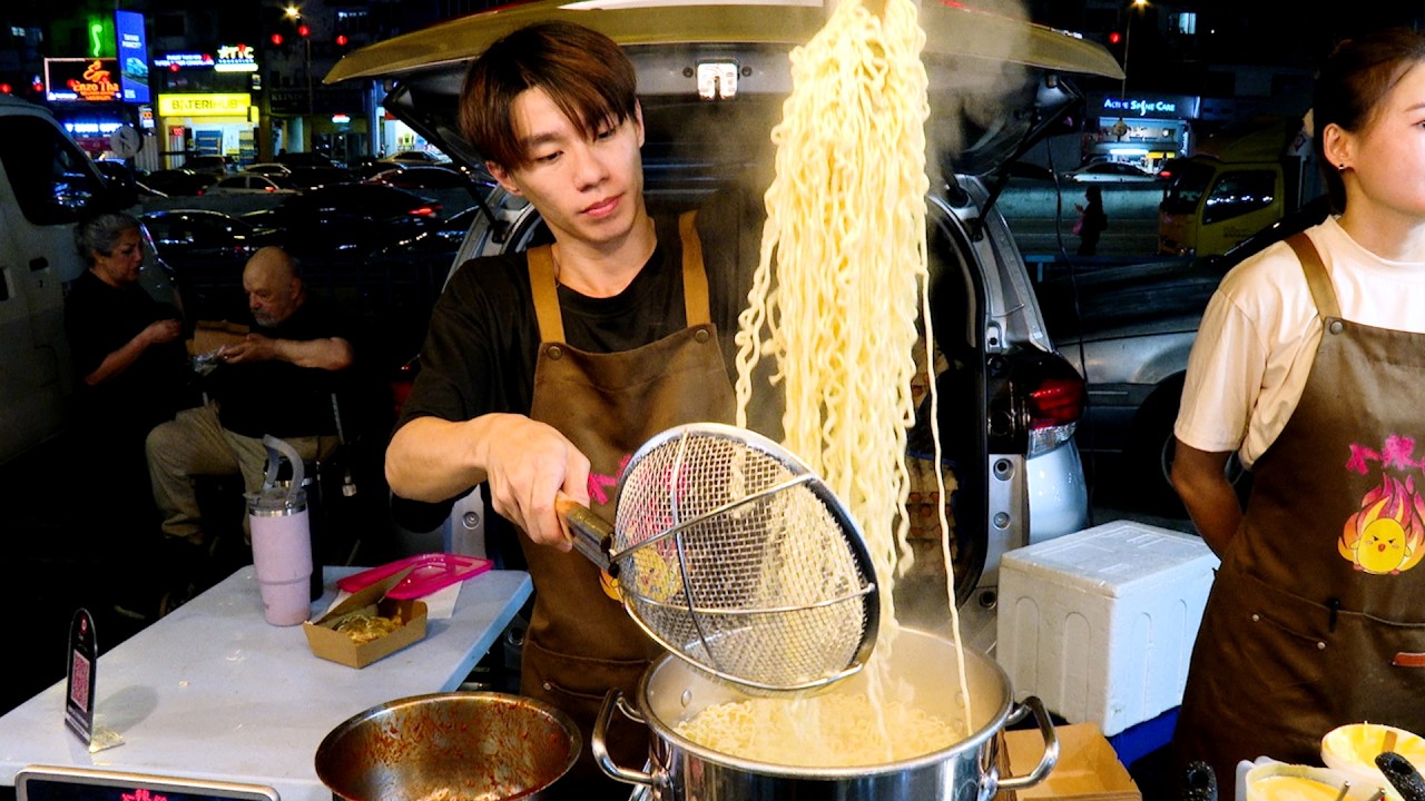 K-ОСТРАЯ ЛИХОРАДКА! Потрясающий острый Бульдак встречает воздушный омлет! Омлет Бульдак Рамен