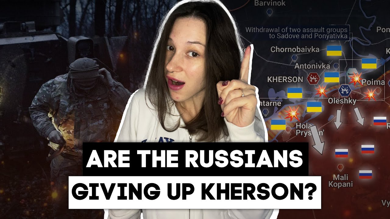Kherson-Crimean Front: Panic, Retreat, and Russian Forces' Failure - Ukraine war map  21/Nov/2023