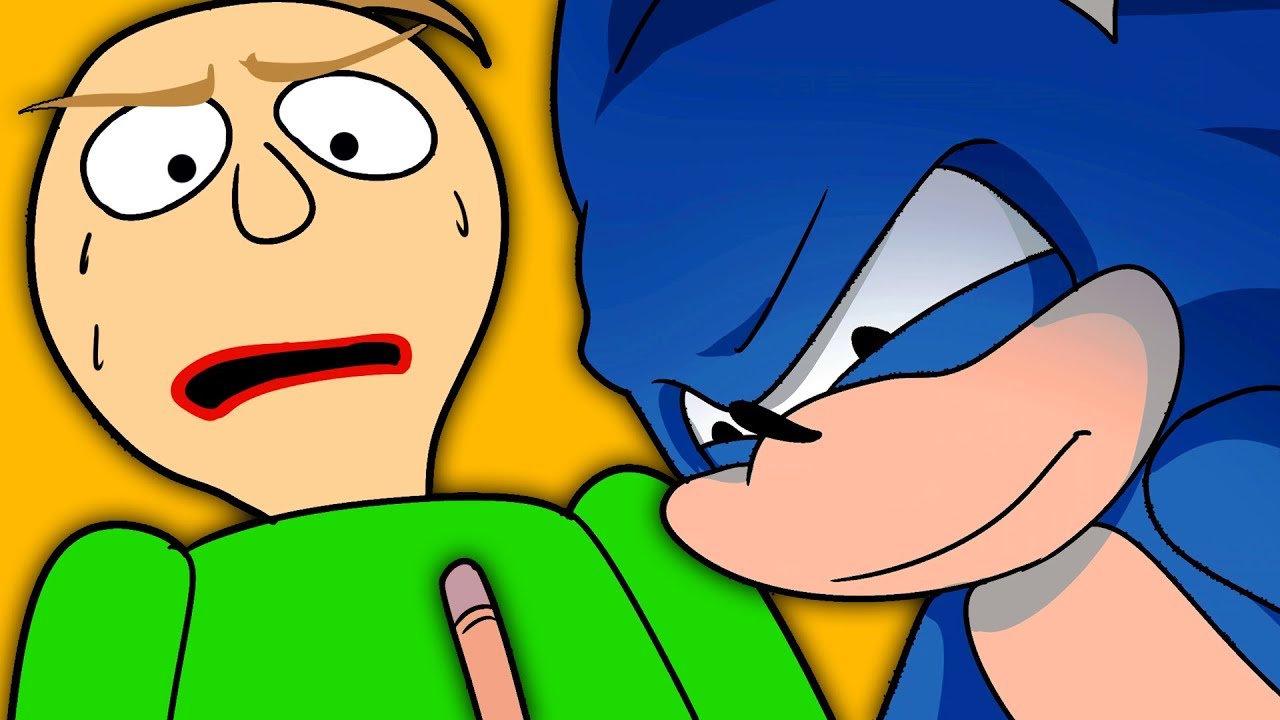 BALDI vs SONIC анимация 2
