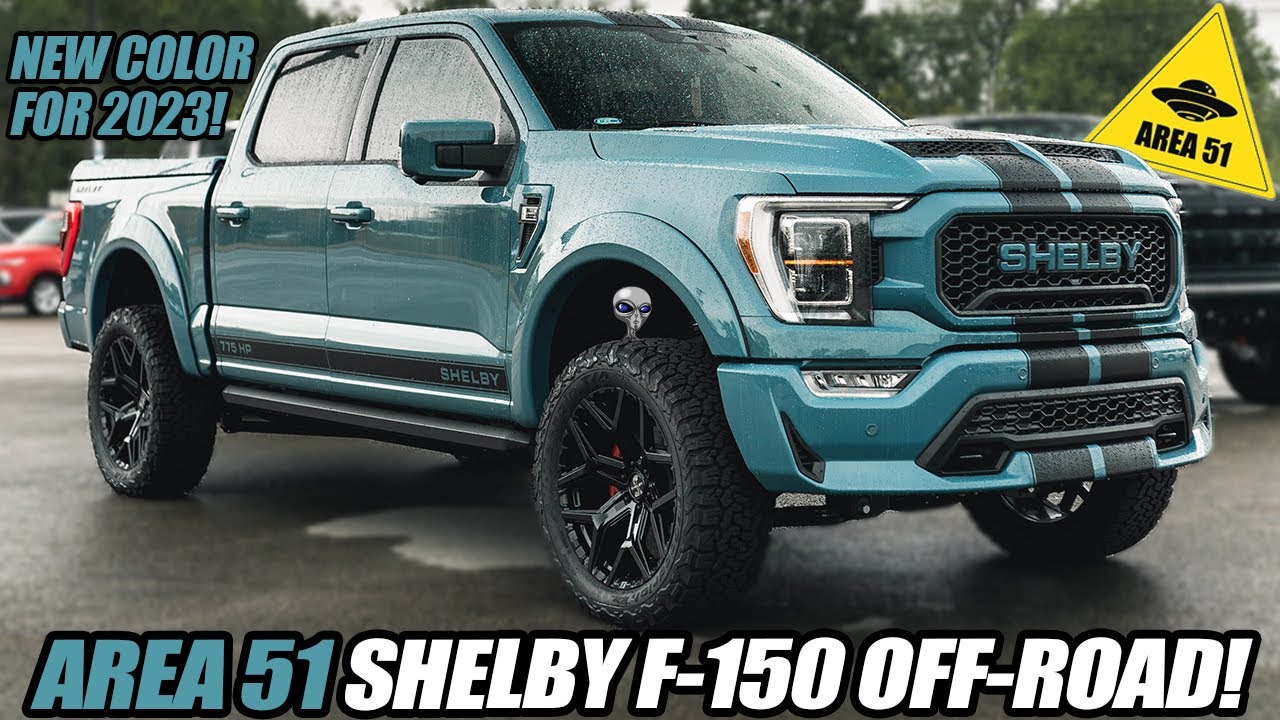 СТРОГО СЕКРЕТНЫЙ ЦВЕТ ДЛЯ ВНЕДОРОЖНИКА SHELBY F-150 2023 ГОДА (ПЕРВАЯ ПОСТАВКА В США)