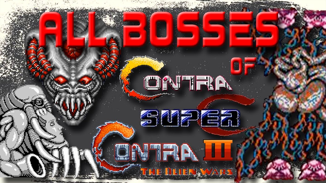 Contra 1,2,3 all bosses