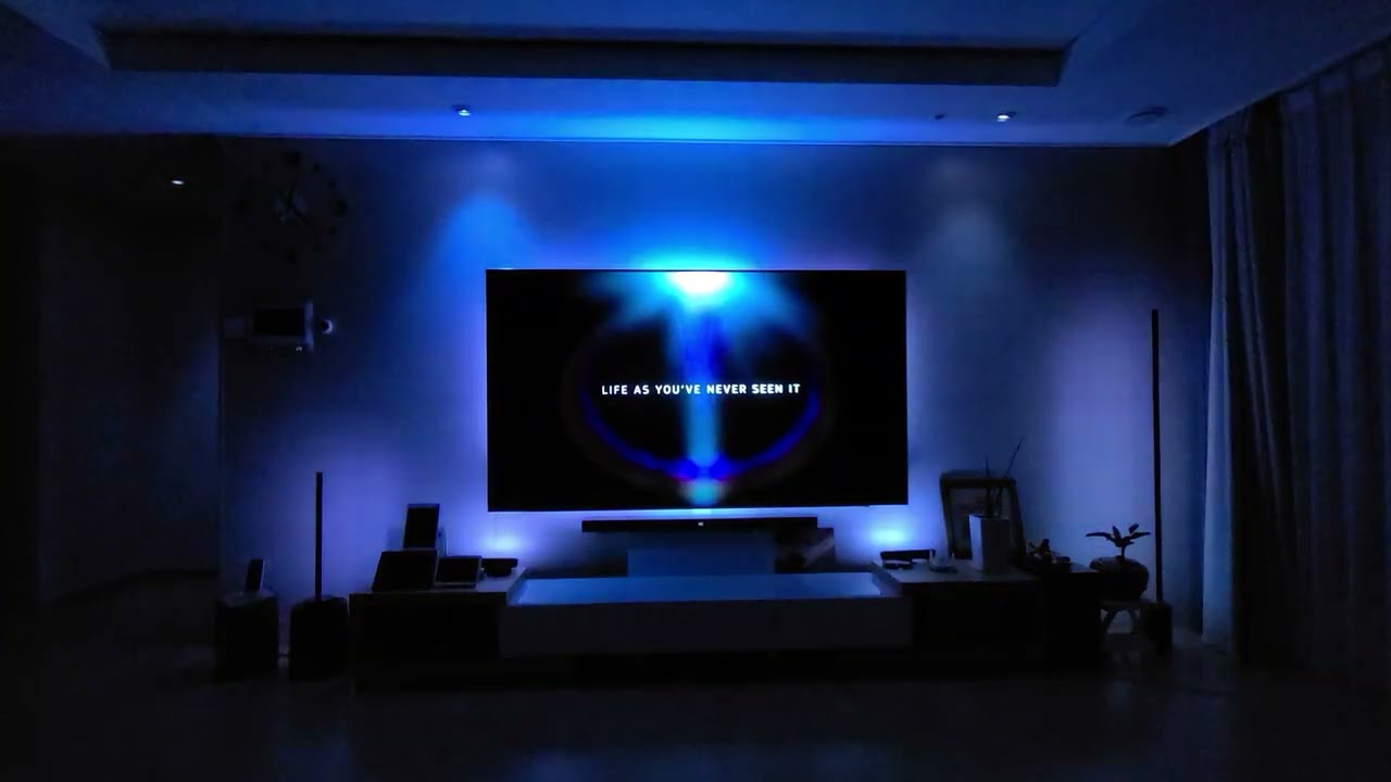 필립스 휴 플레이 그라디언트 조명 테스트1(Philips Hue Sync)