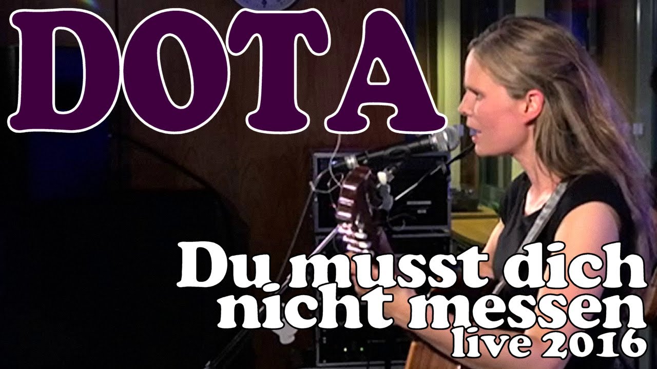 Dota Kehr & Band - Du musst dich nicht messen (live in Berlin 2016)