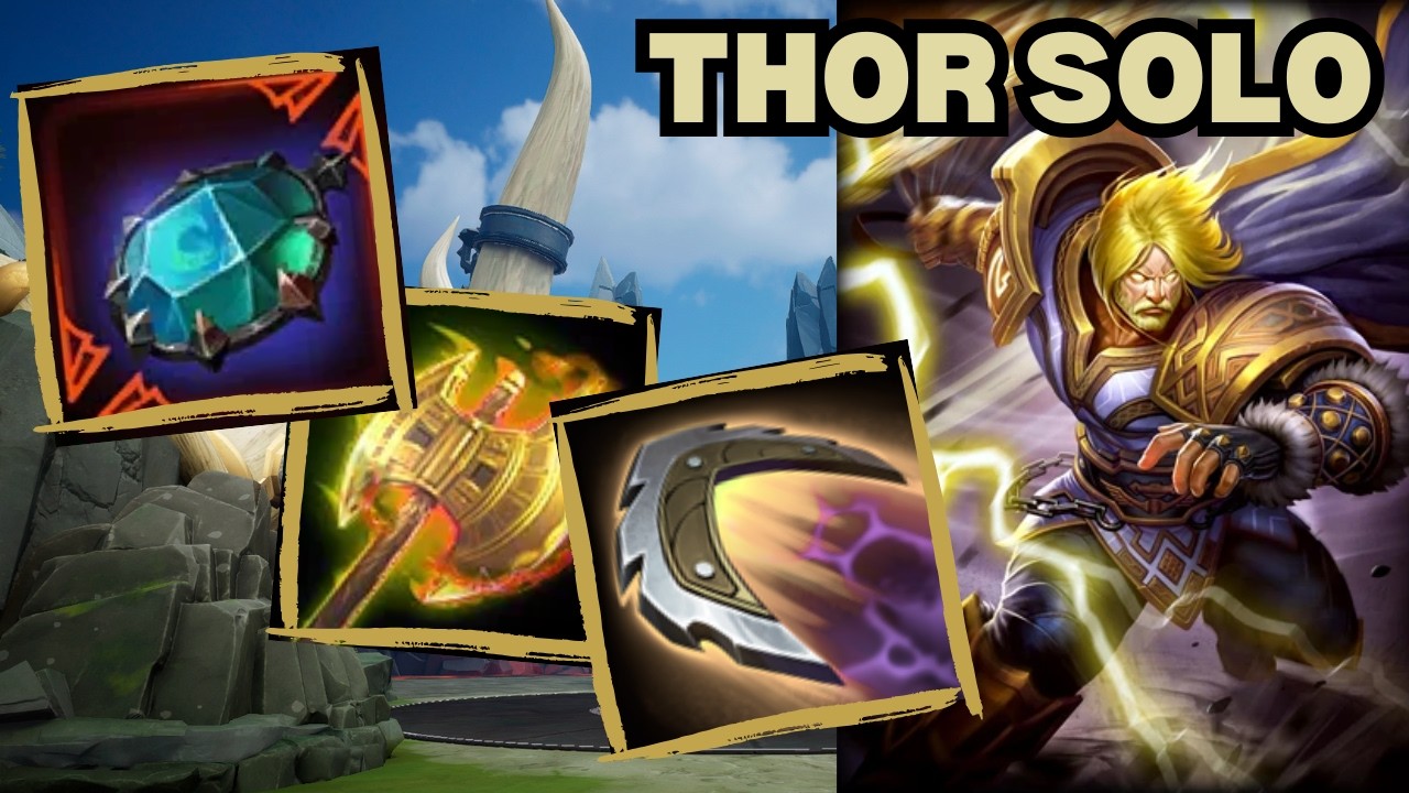 STILL THE BEST SOLO IN THE GAME!!! - Thor Deity Smite 2 Gameplay