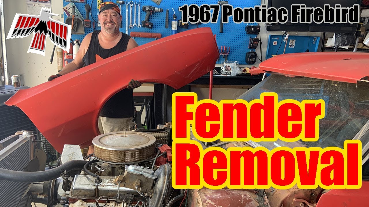 How To Remove Fenders - Pontiac Firebird Chevy Camaro Classic Muscle Car Restoration.