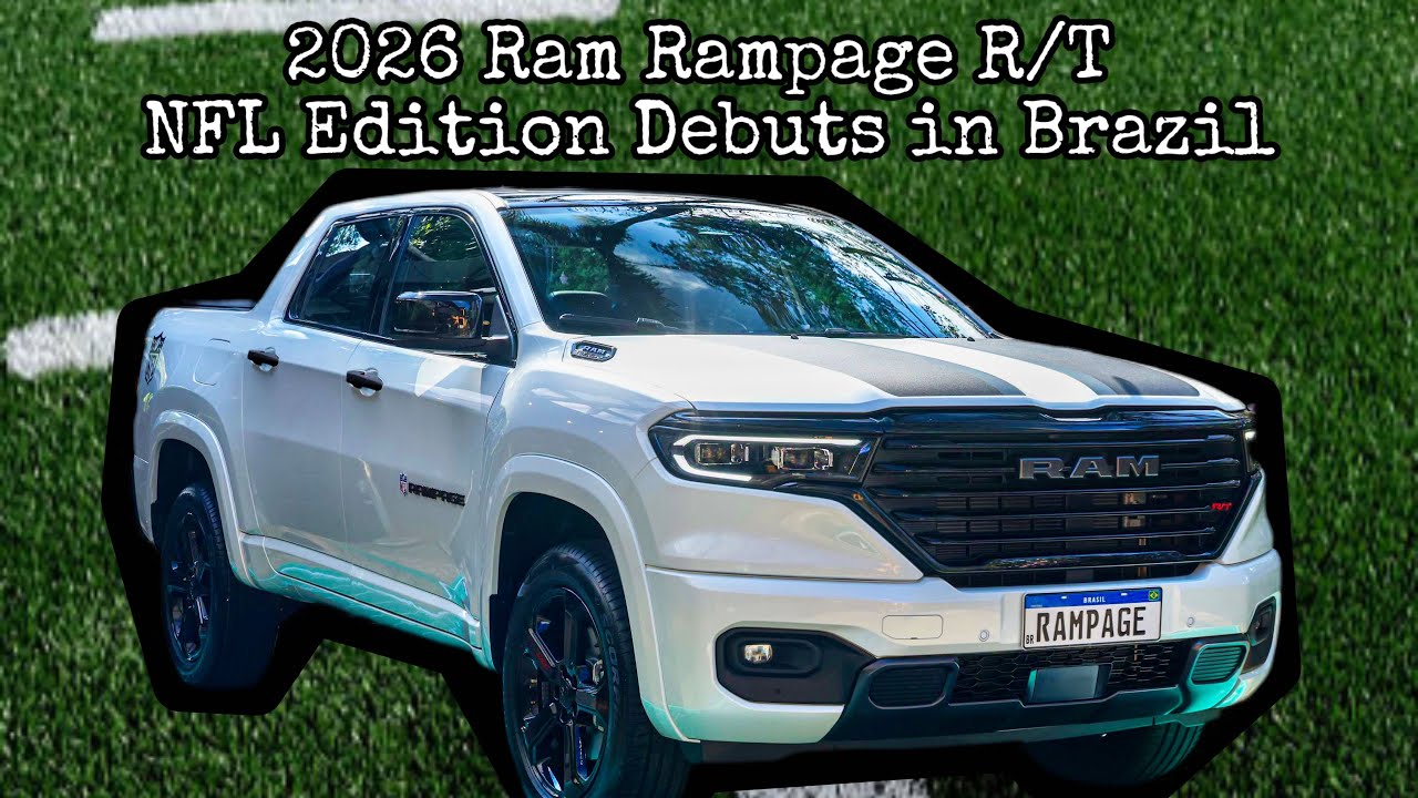2026 Ram Rampage R/T NFL Edition Debuts in Brazil