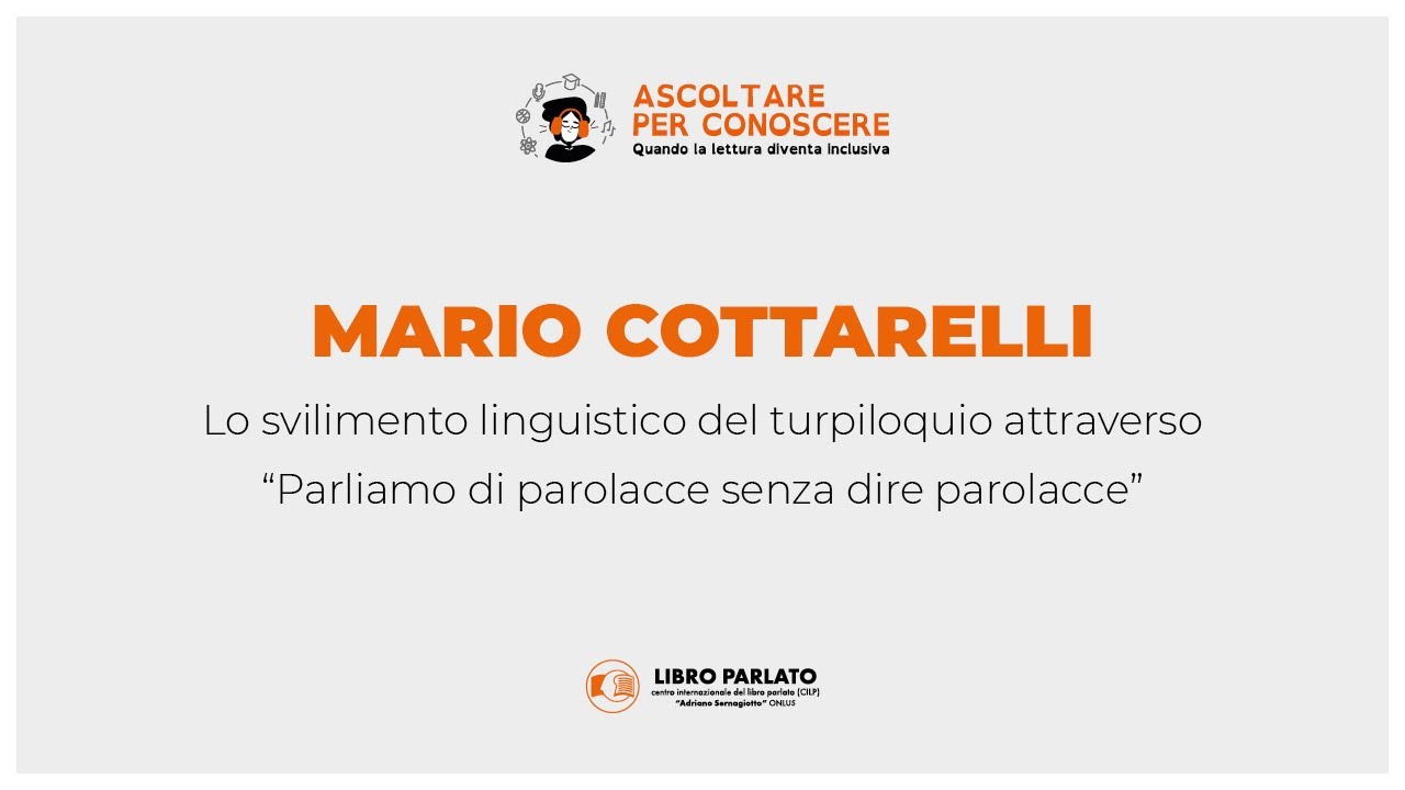 Ascoltare per conoscere - Mario Cottarelli