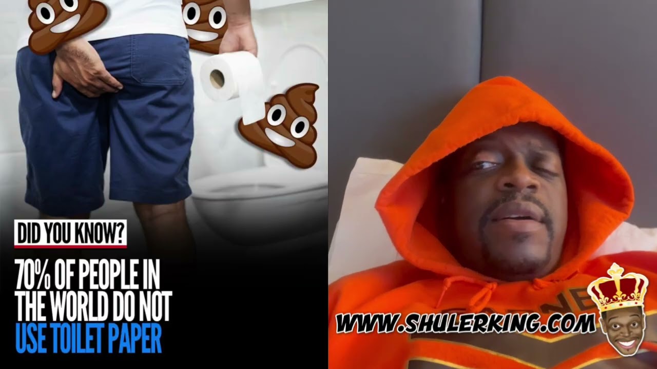 Shuler King - 70% людей не пользуются туалетной бумагой.