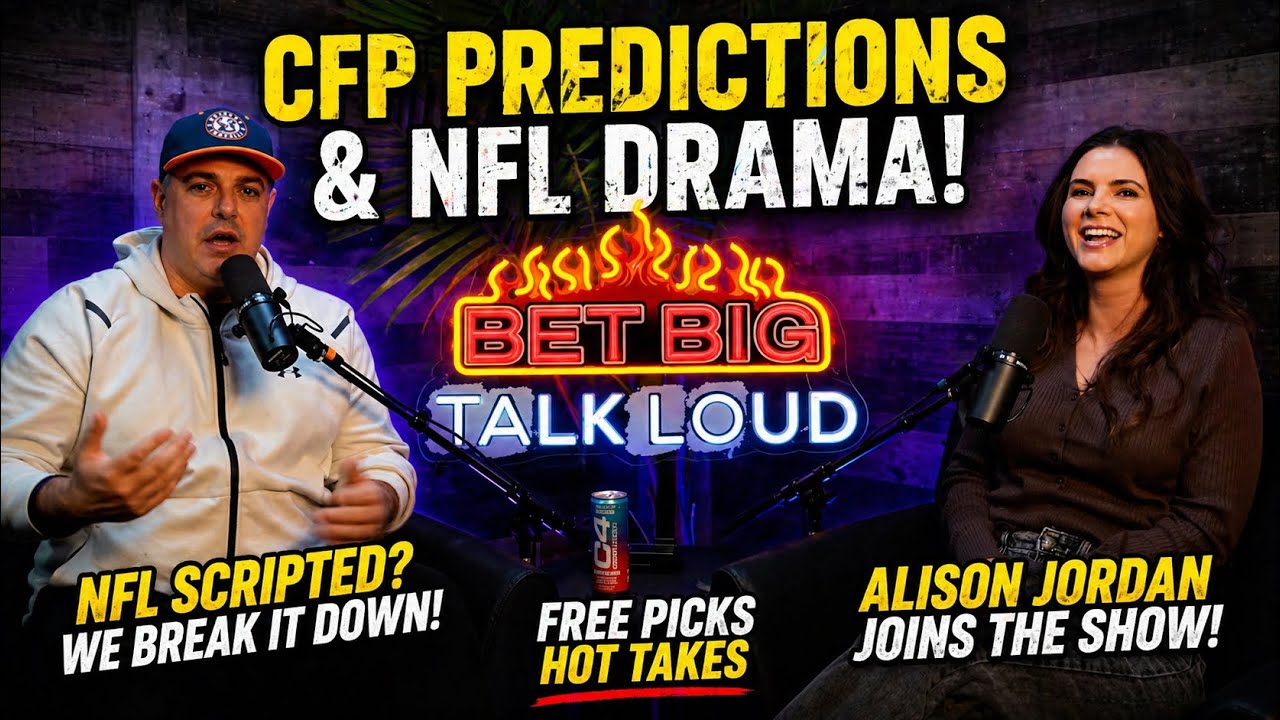 CFP Predictions, NFL Drama & Alison Jordan Joins Girls That Gamble