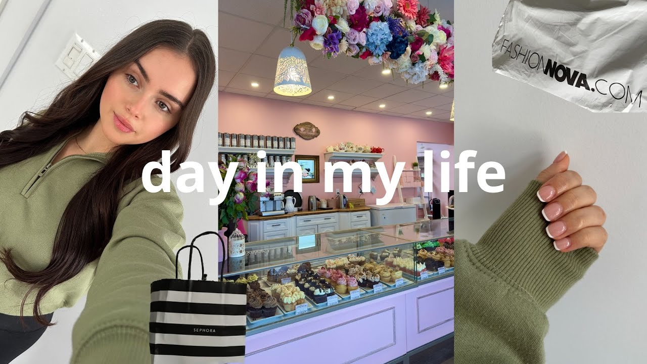 DAY IN MY LIFE: haul, sephora, acne scars, bakery
