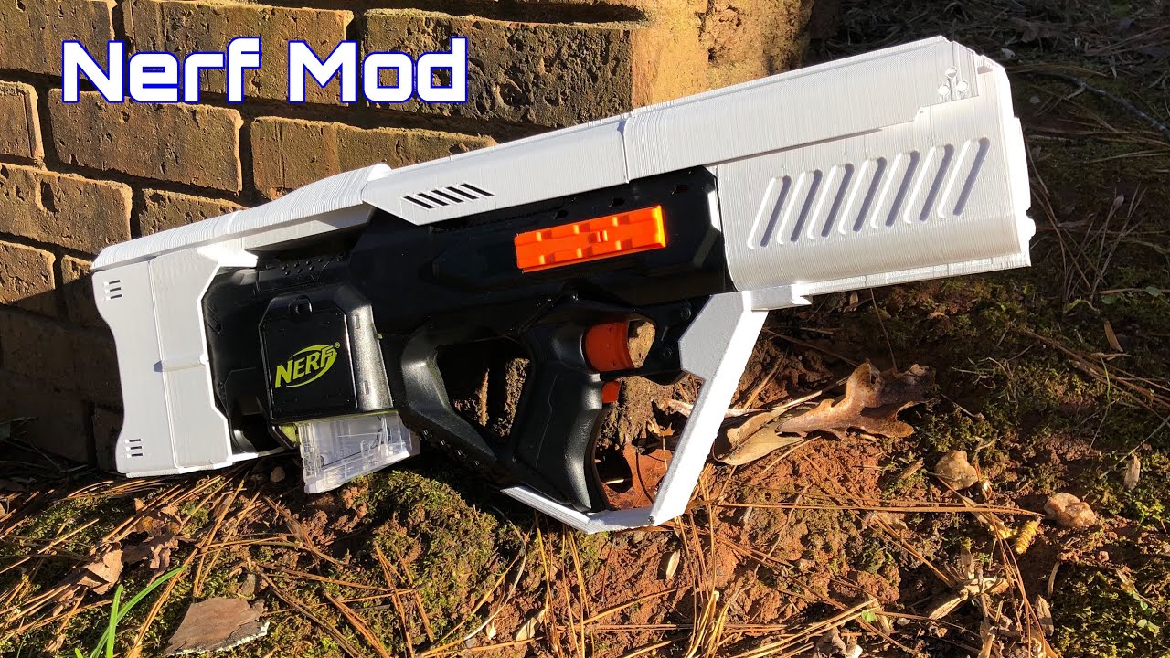 Nerf Mod: Rayven Silverback Body Kit Build