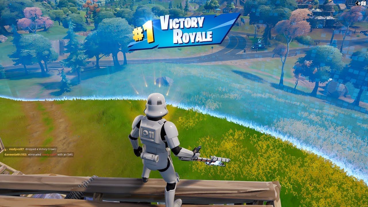 IMPERIAL STORMTROOPER+RIOT CONTROL BATON FORTNITE Solo Gameplay Chapter 3 Season 2 #EpicPartner