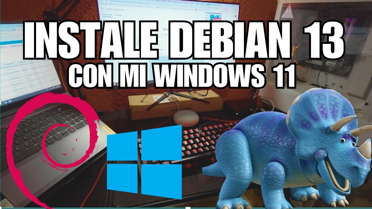 Instale Debian 13 en mi PC con Windows 11, ¿Sale mal? 😱 (Dual Boot) 