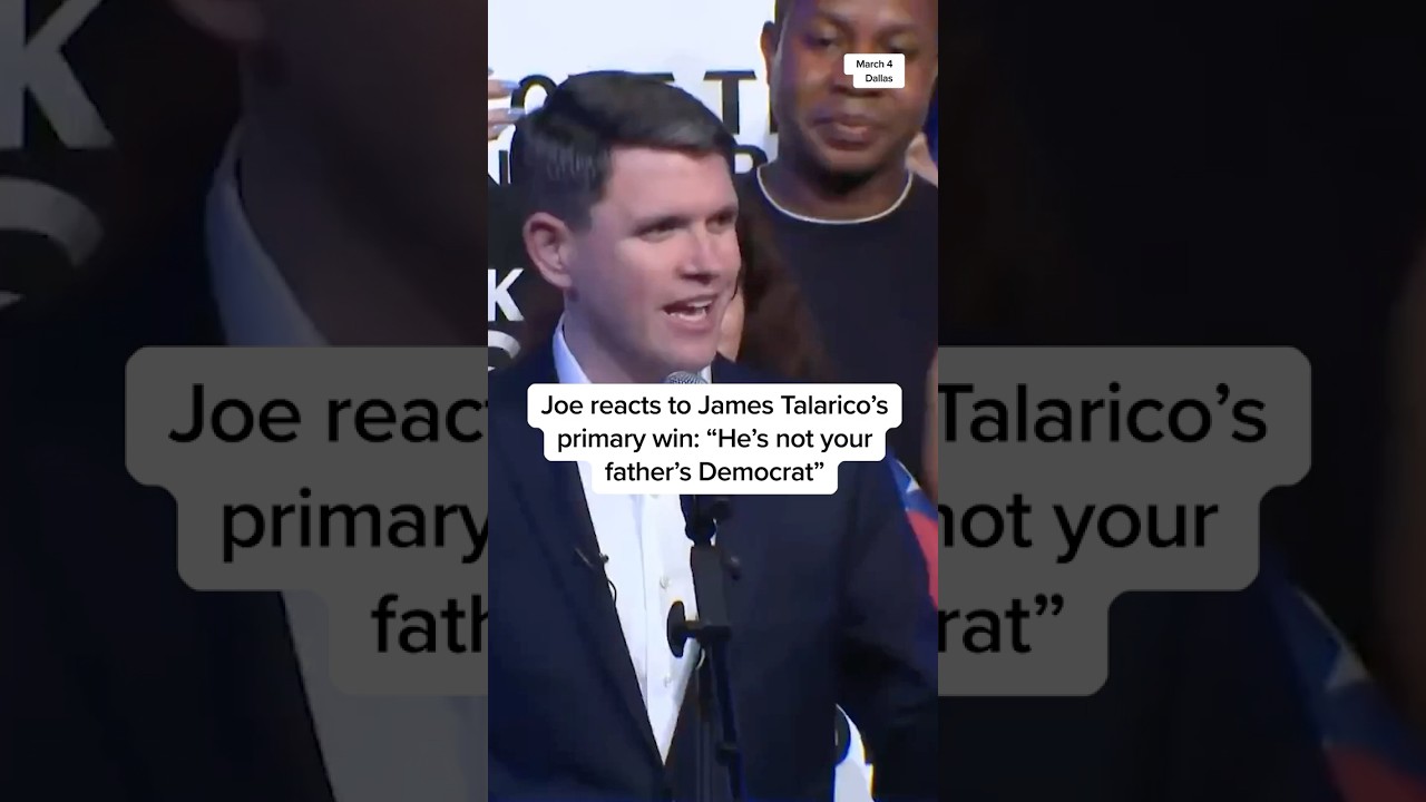 Joe reacts to James Talarico's primary win: 'He's not your father's Democrat'