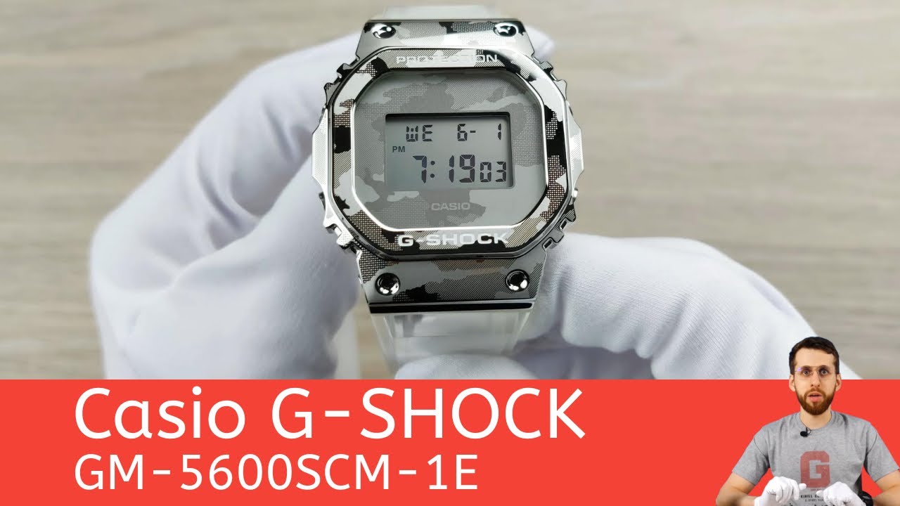 Прозрачный камуфляж / Casio G-SHOCK GM-5600SCM-1E