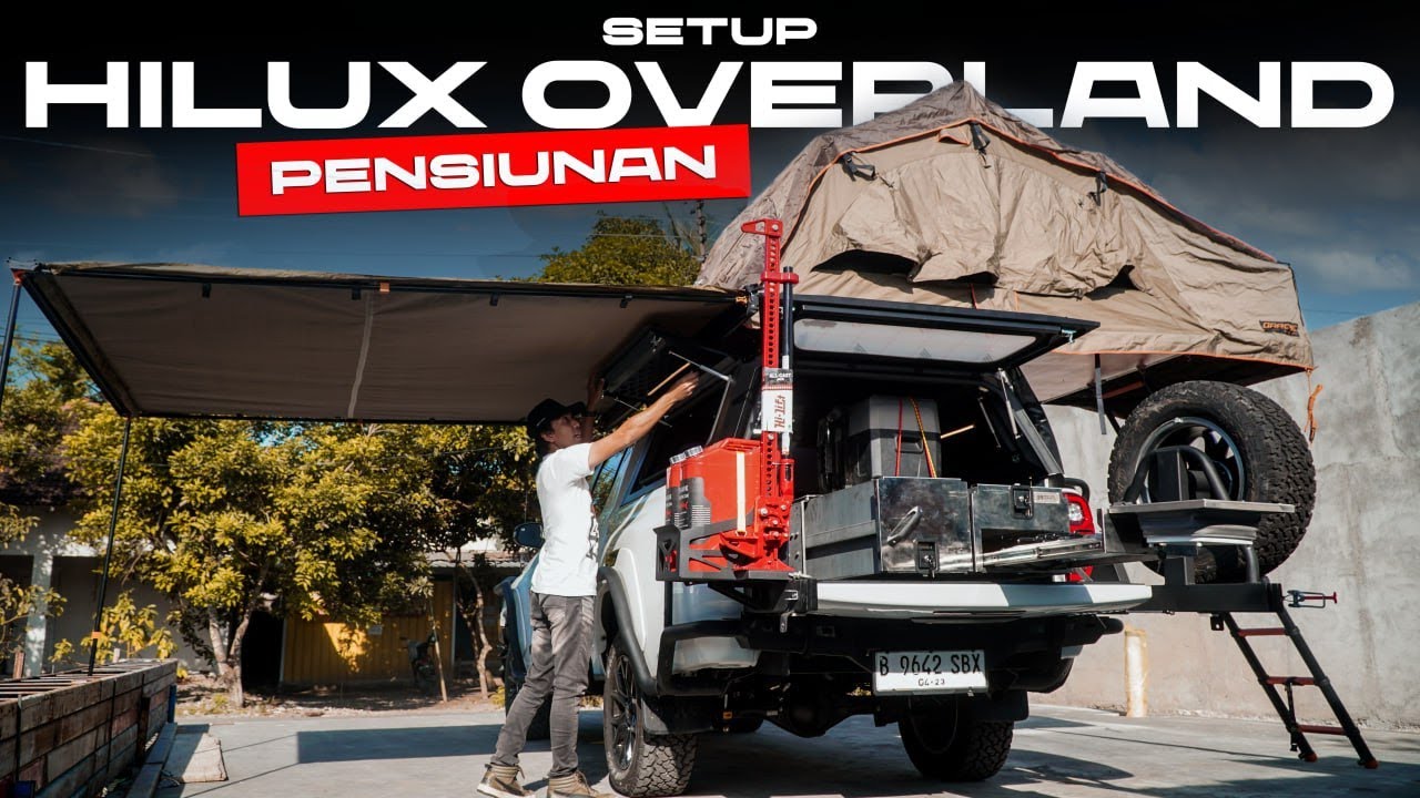 Setup Hilux Overland untuk masa pensiunan.