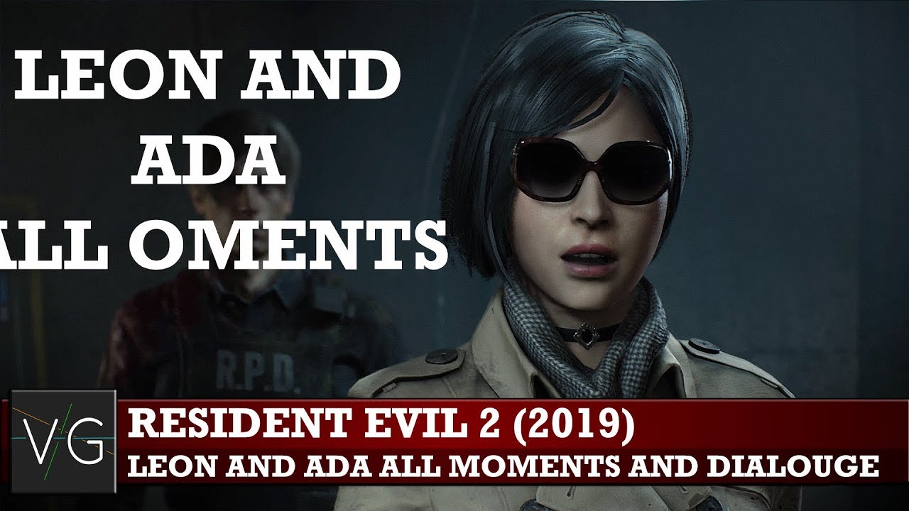 Resident Evil 2 (2019) - Leon and Ada all moments and dialogue