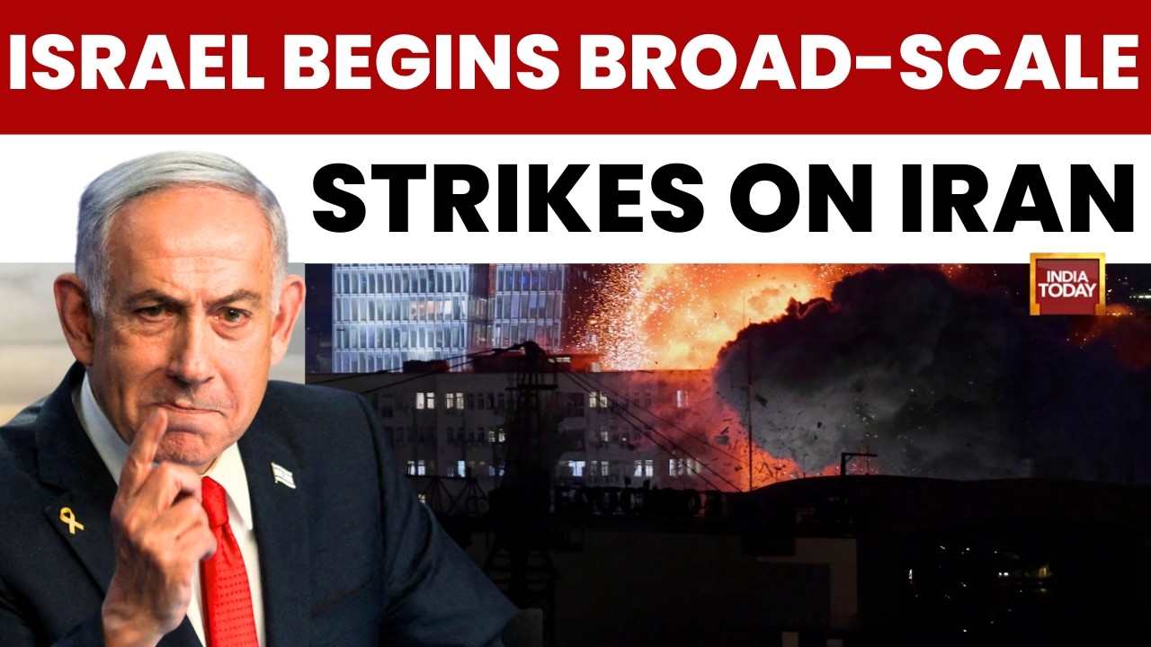 War News: Israel Begins Broad-Scale Strikes Against Iran | War Breaking News | Iran News |Trump News