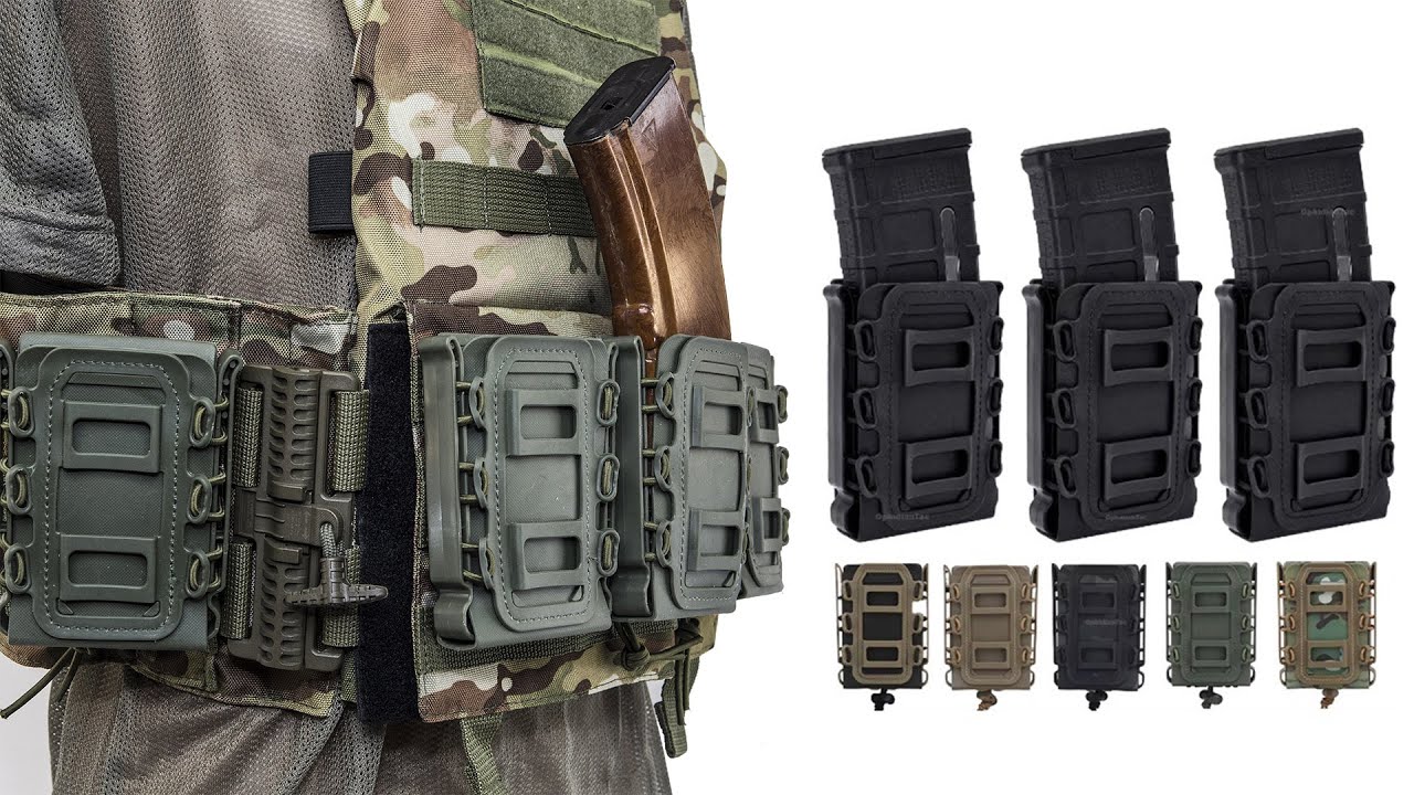 Підсумок для магазинів 5,56 та 7,62 Fast Mag Molle АК74, АК 47, AR, M4