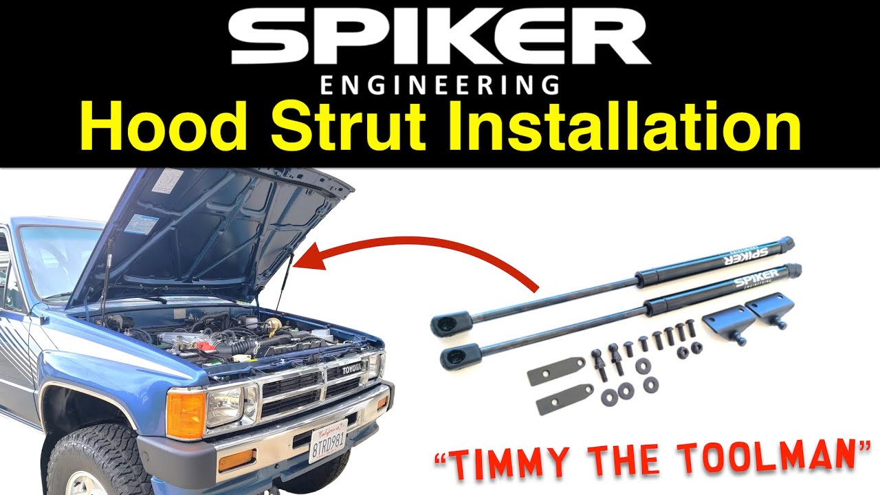 Spiker Engineering Hood Strut Install (1st Gen Toyota 4runner & 1984-1988 Pickup)