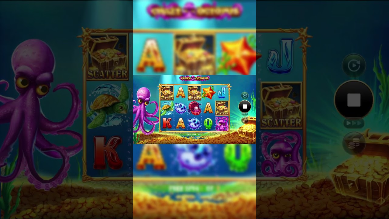 Crazy Octopus 🐙 Big Wins & Features! #shorts #slots #viral