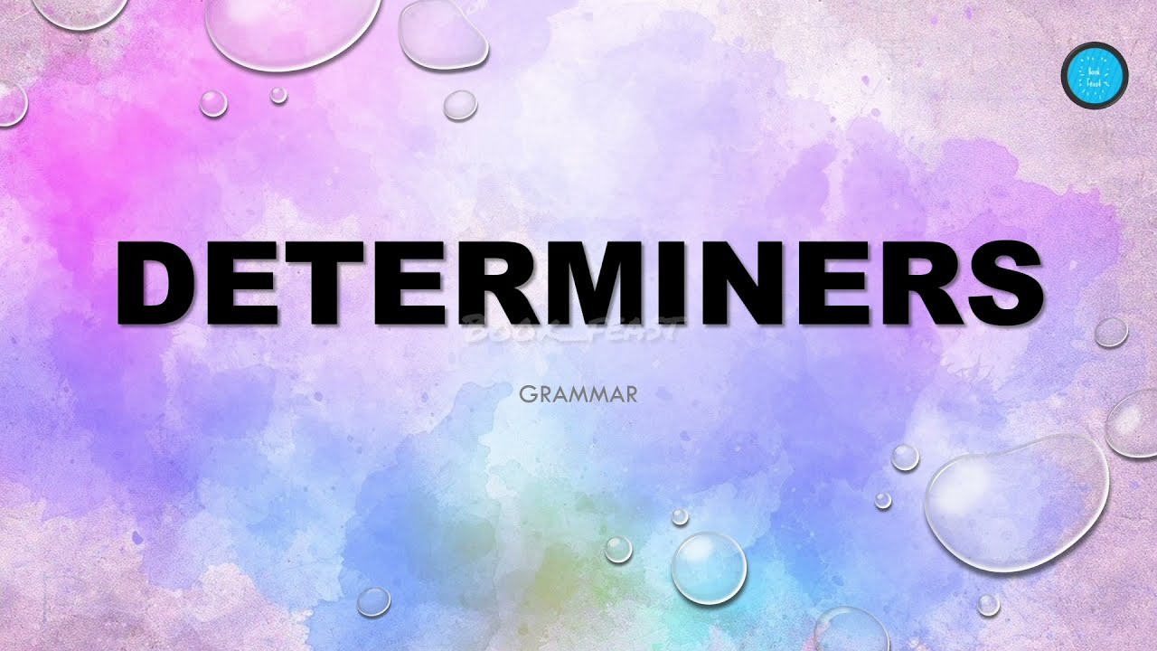 Determiners  | Grammar | in Tamil
