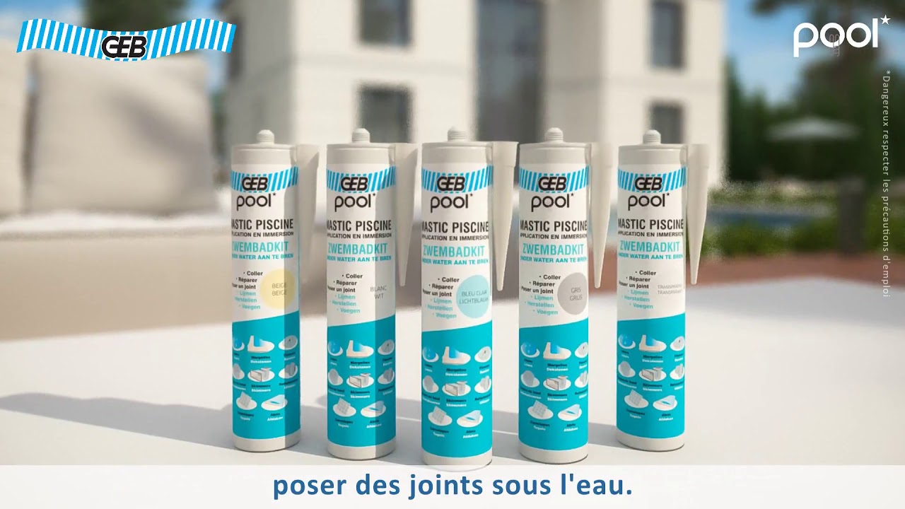 Comment utiliser la colle pour votre piscine - GEB POOL GEBSOBLUE ?