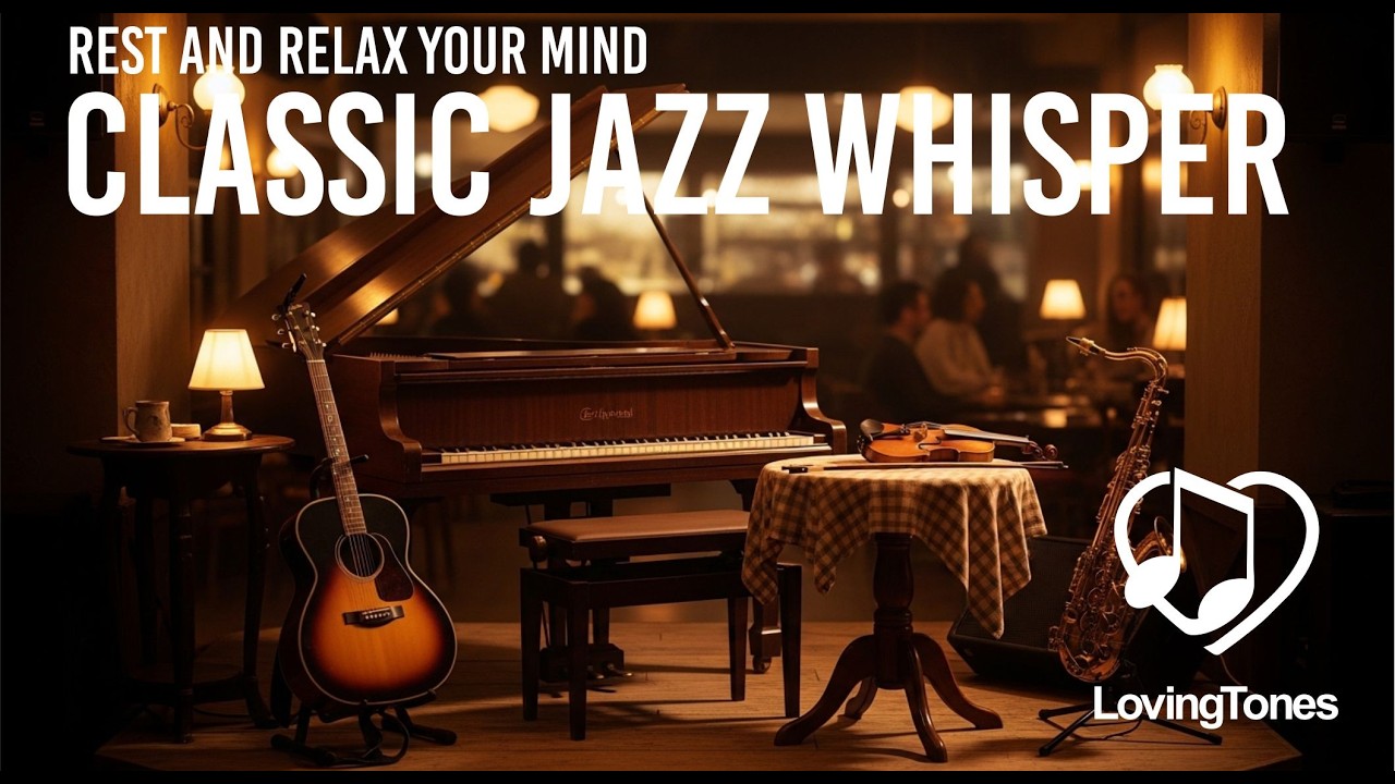 Peaceful Jazz Nights,ASMR music for sleep & stress relief #jazzcover #music #ClassicJazzWhisper