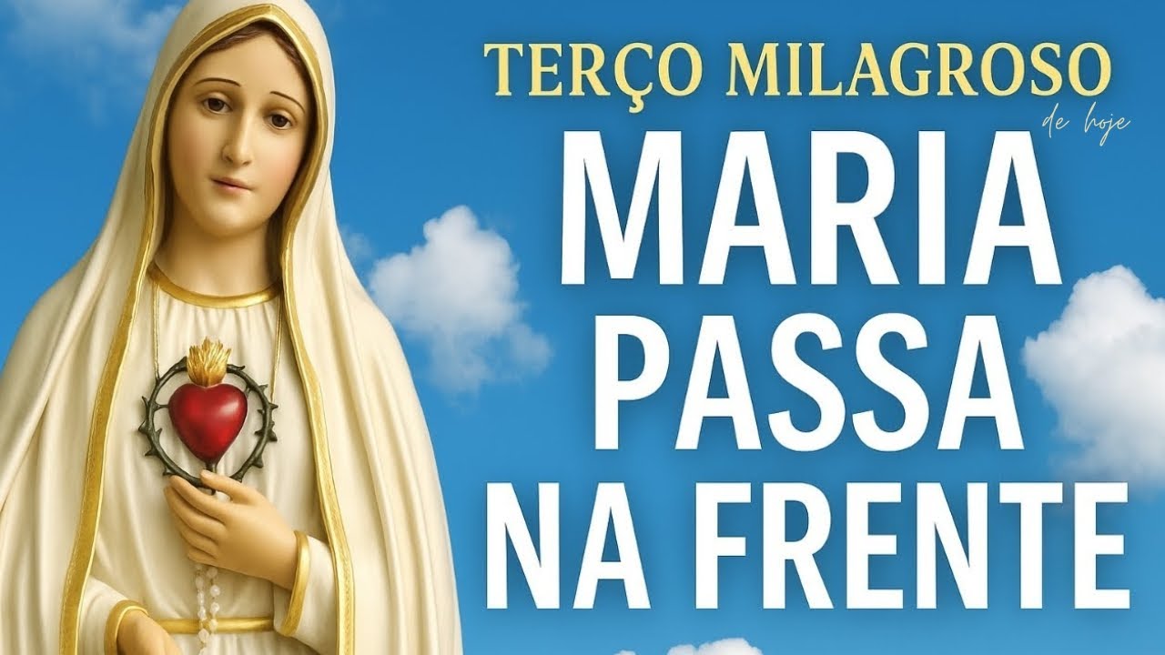 Reze AGORA o Terço Maria Passa na Frente (COMPLETO) | A Oração Urgente para Abrir Caminhos