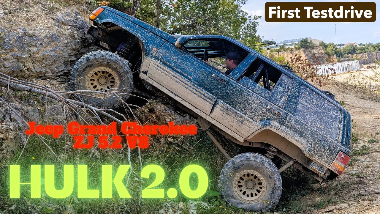 Hulk 2.0 First Testdrive Jeep ZJ Offroad