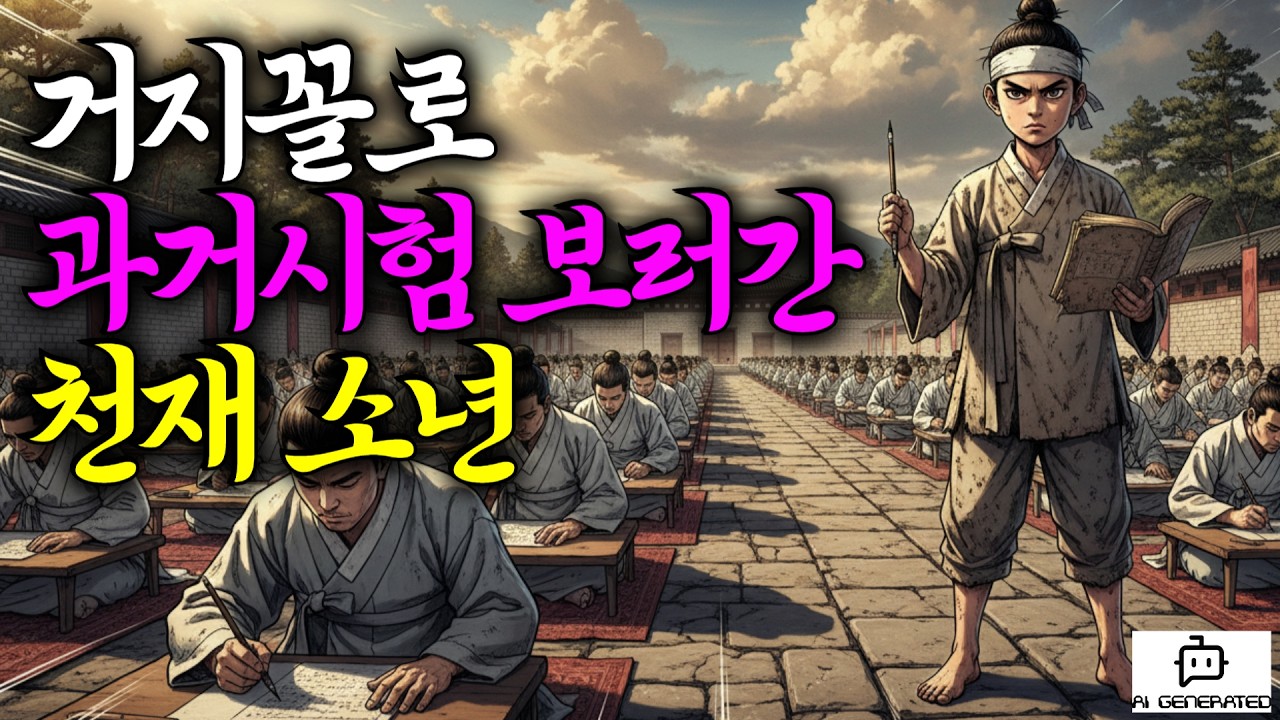 거지꼴로 과거시험 보러간 천재 소년 | 전설 | 야담 | 설화 | 옛날이야기 | 민담