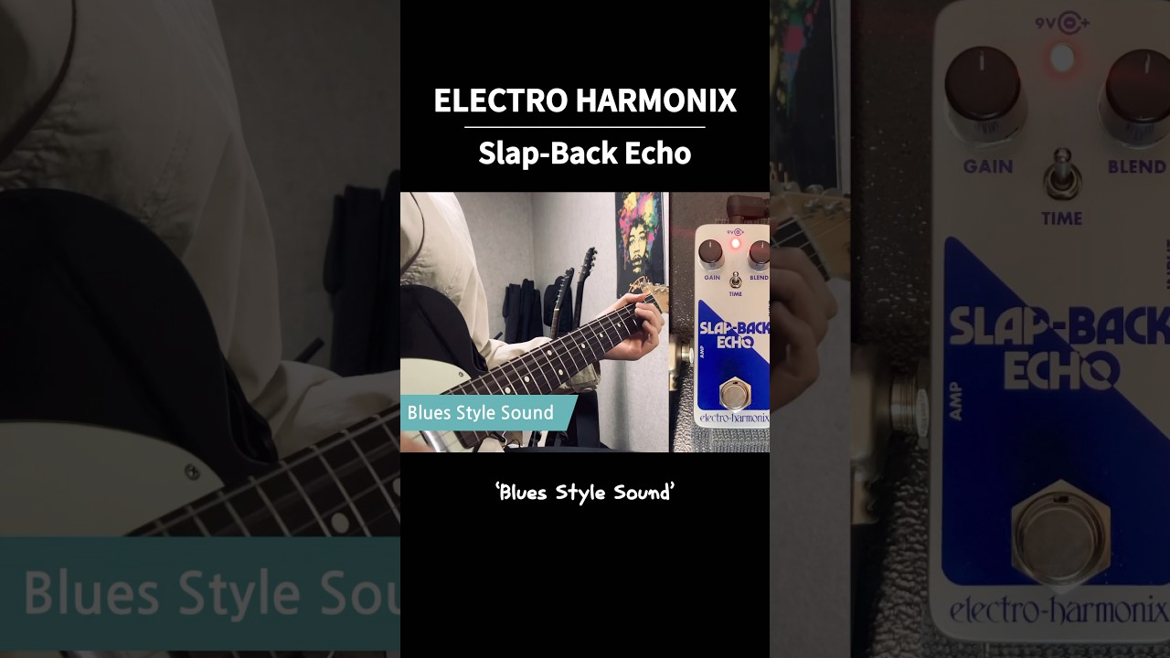 Electro-Harmonix Slap-Back Echo Pedal Demo / 슬랩백 에코 페달 