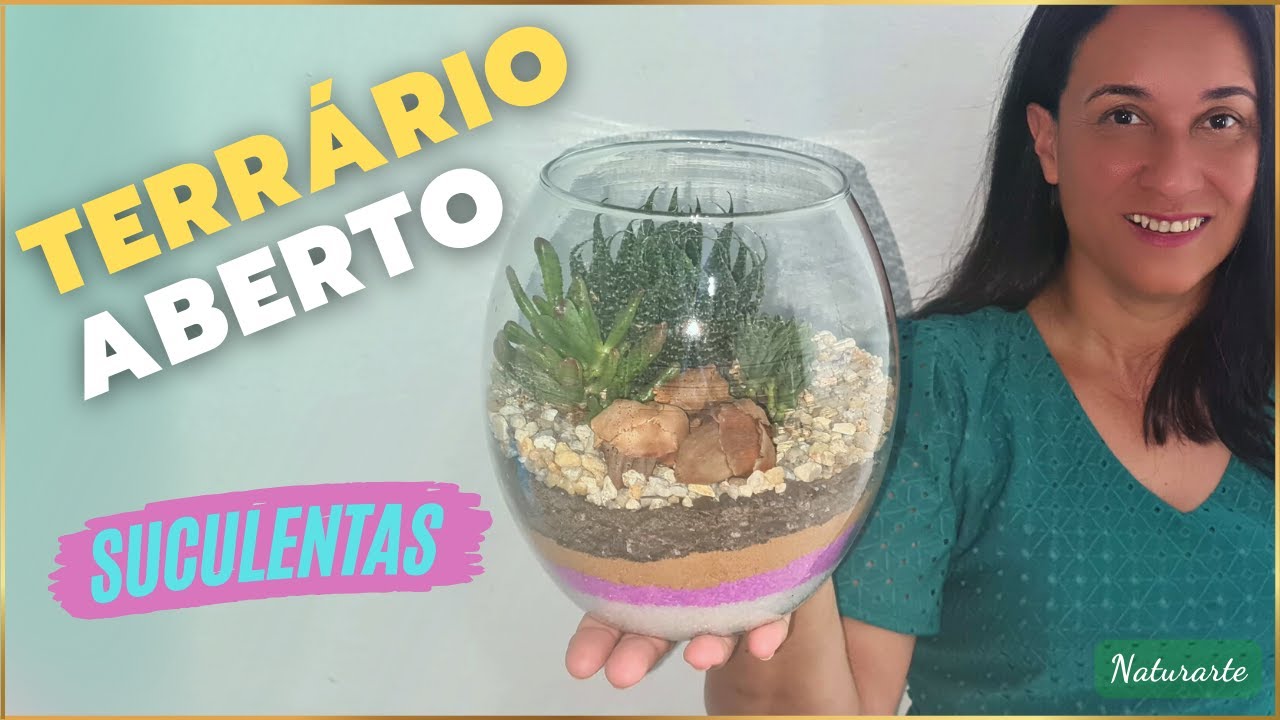 Terrário Aberto de Suculentas - O que Nunca te Contaram sobre esse Tipo de Arranjo