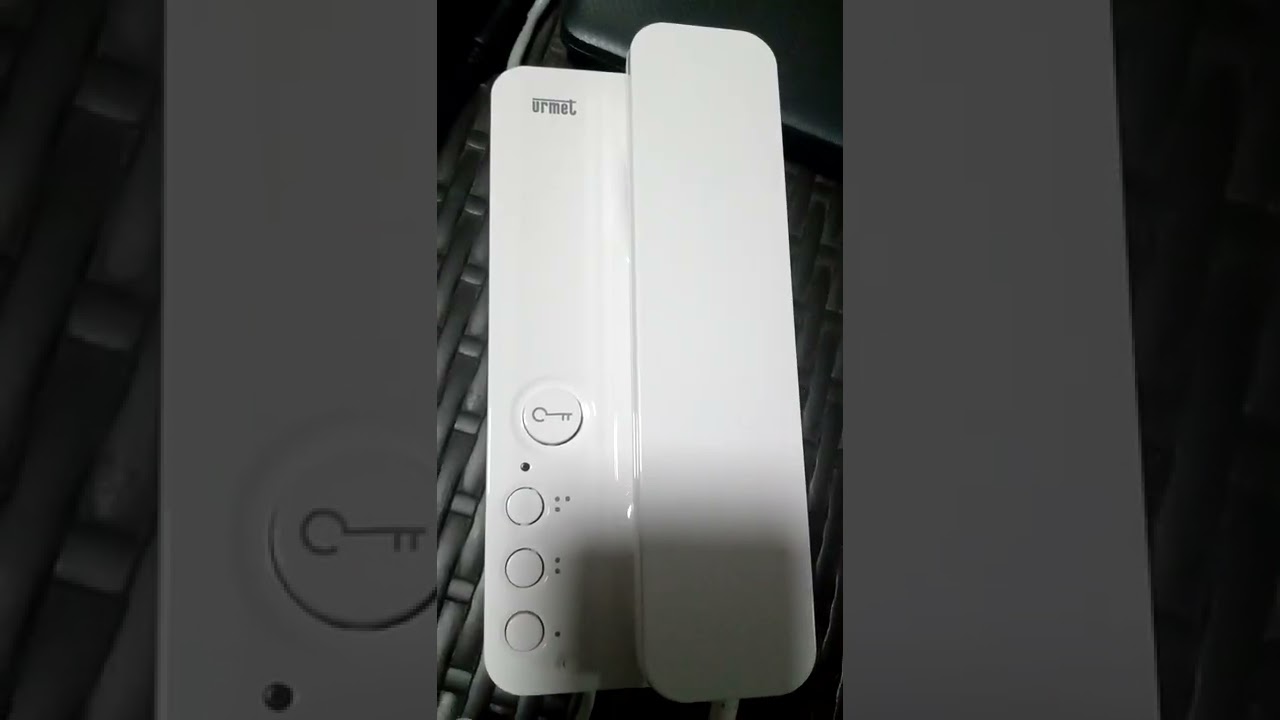 elegir timbre y volumen de intercomunicador urmet digital